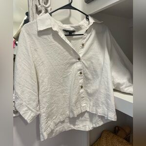 Banana Republic button down top.